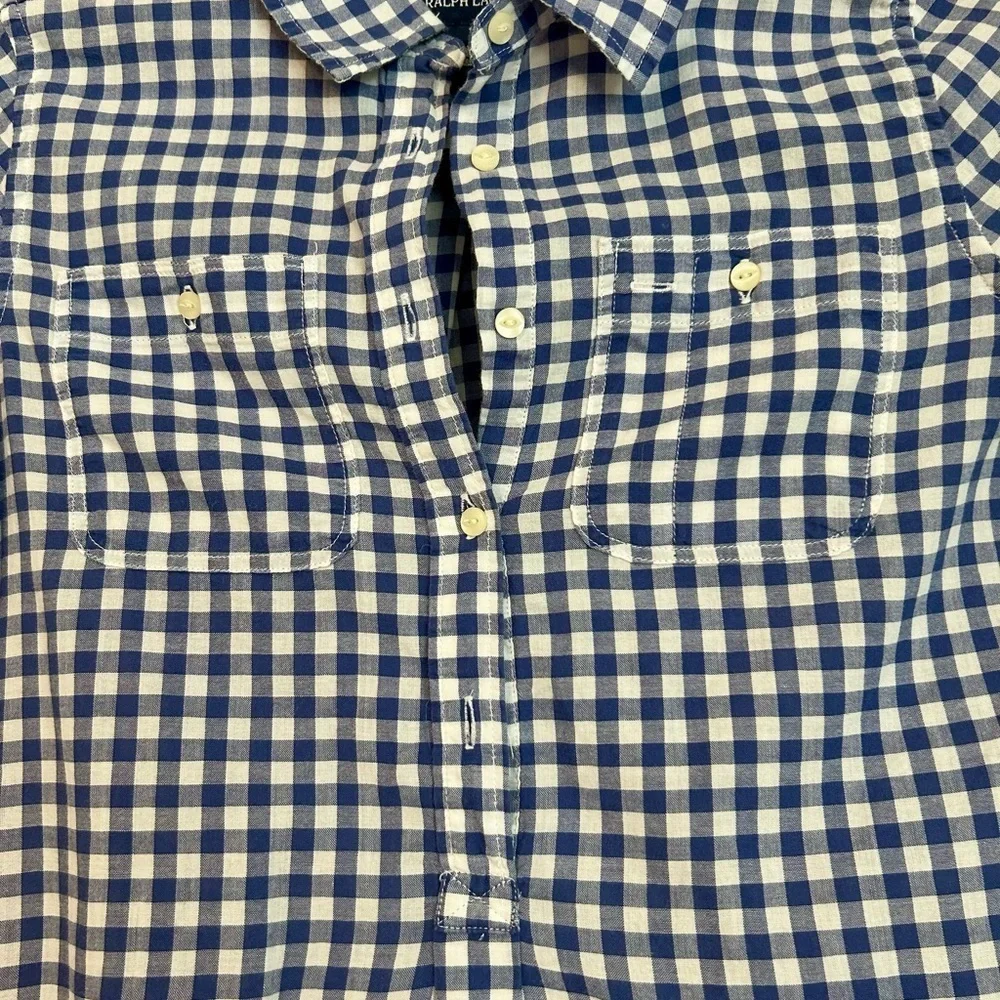 Polo Ralph Lauren Boys Blue Gingham Shirt